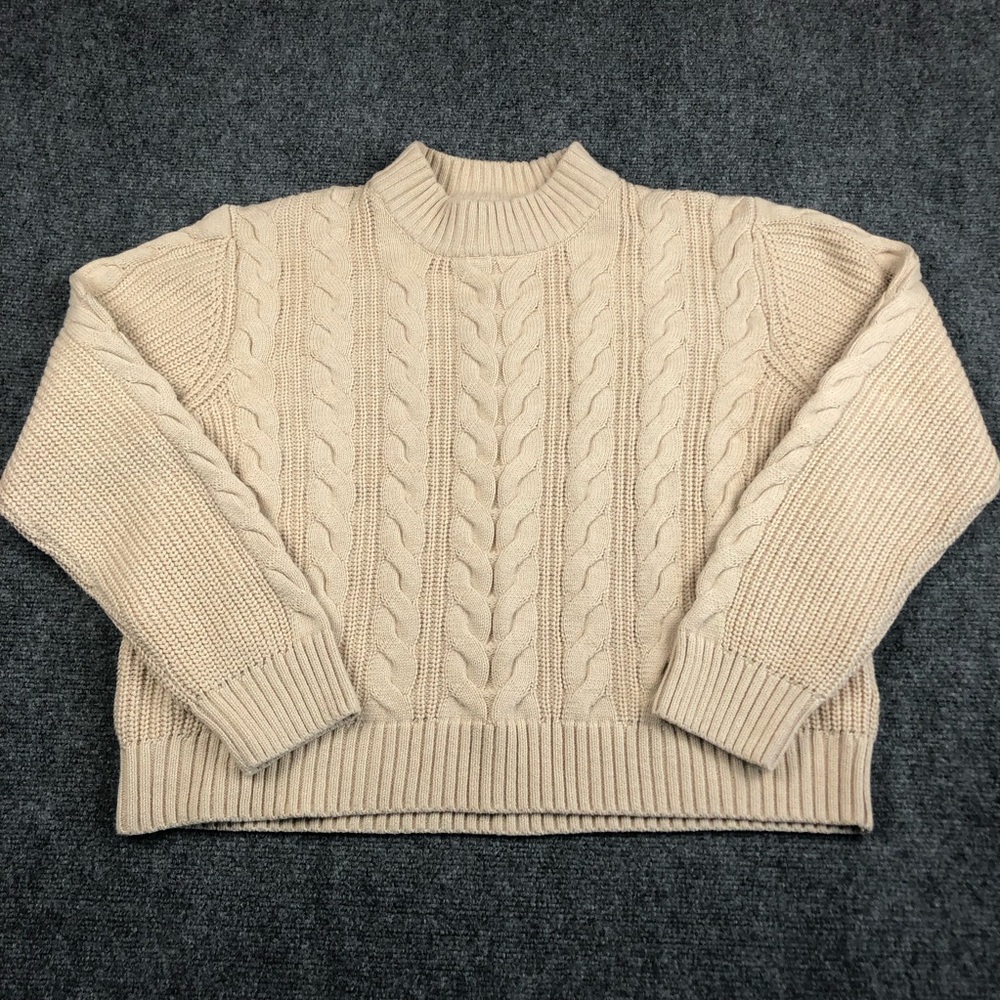 Pact Women’s Cable Knit Sweater